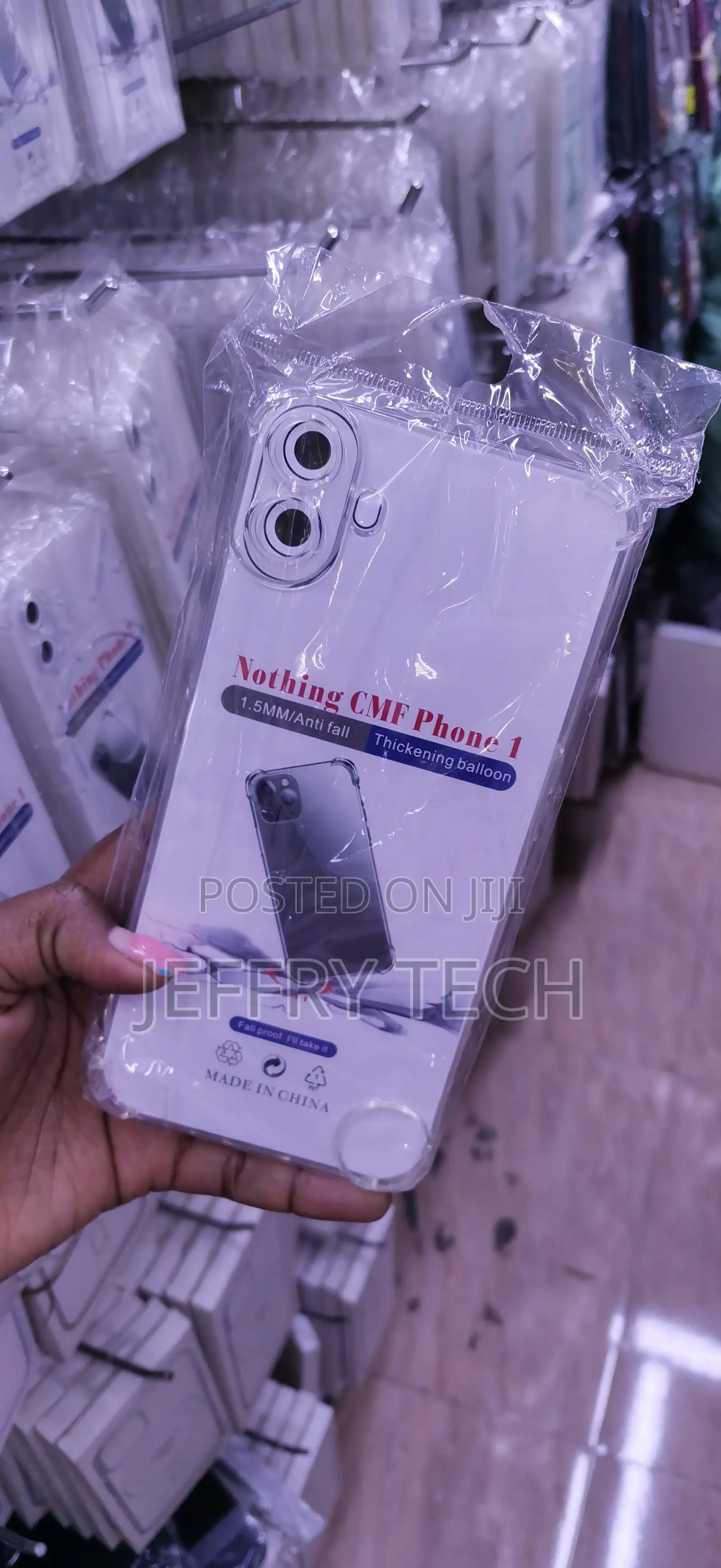 Clear TPU Shockproof Phone Case Designed for the Nothing CMF Phone 1