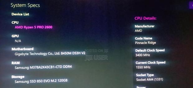 Desktop Computer Gigabyte 16GB AMD Ryzen 5 SSD 128GB - thumbnail 10