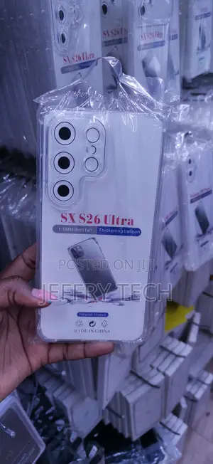 Transparent Soft Phone Case Labeled for the Samsung Galaxy S26 Ultra