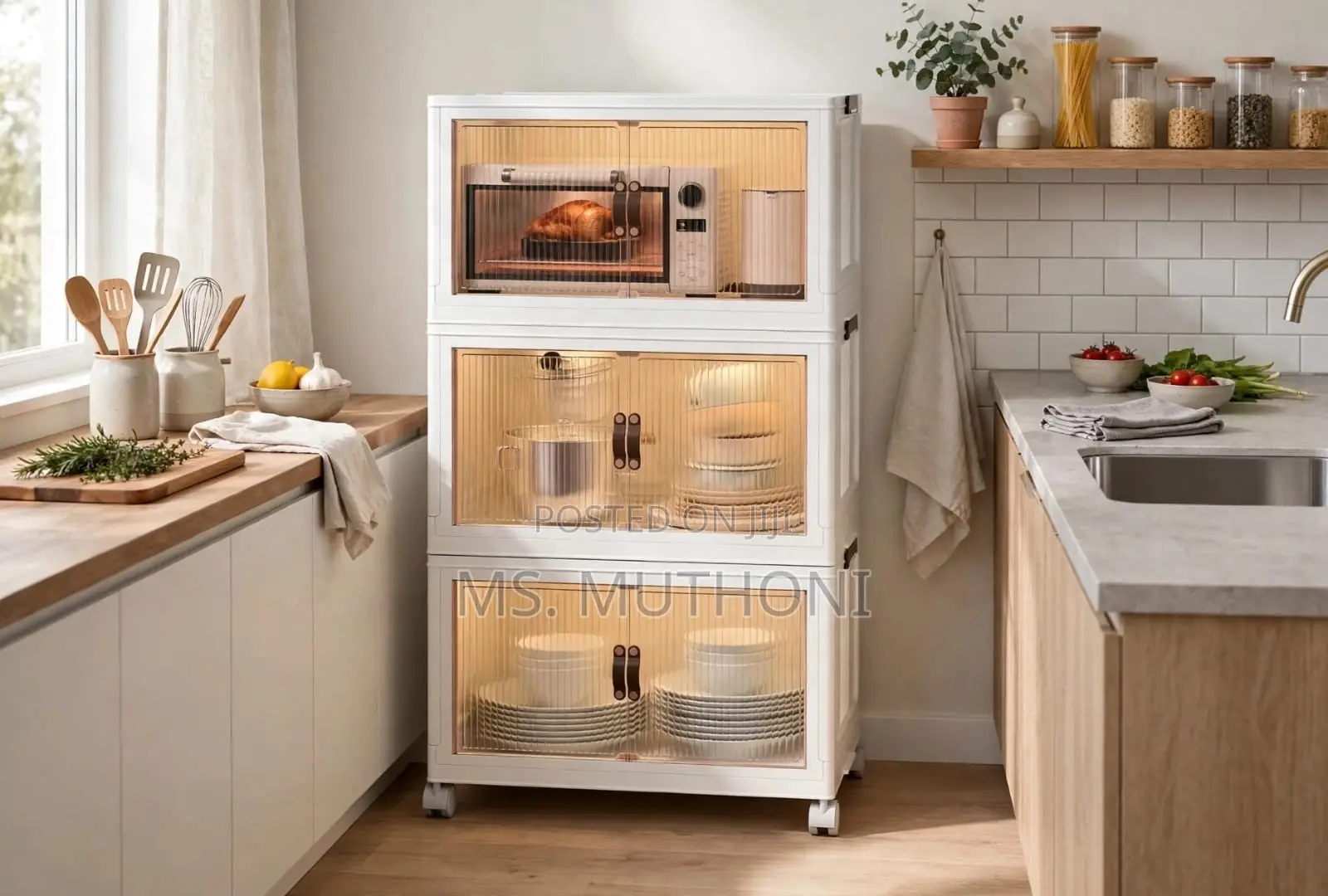 Smart Design Foldable 3-Layer Organizer