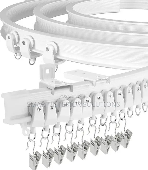 Modern Bendable Curtain Rails for Homes