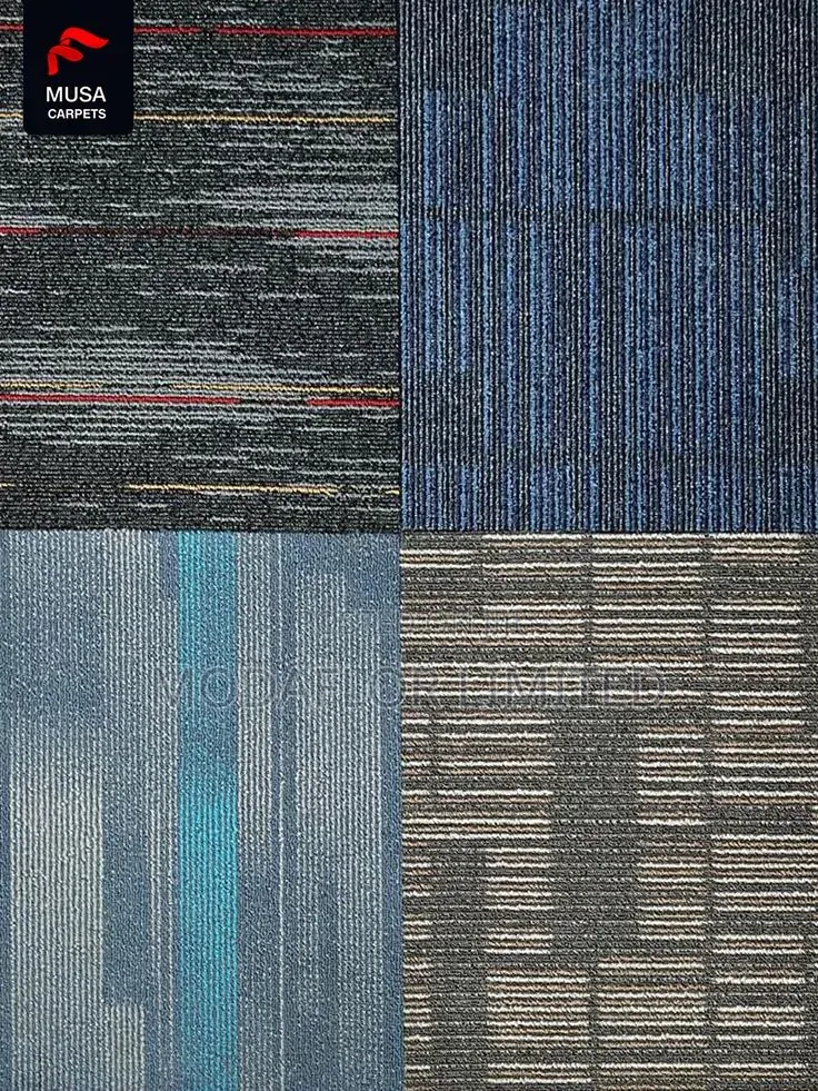 Plain Commercial Carpet Tiles Professional Workspace Upgrade