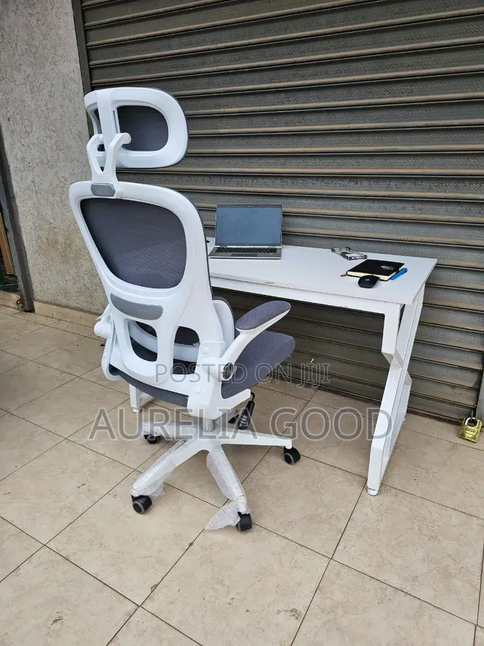 Ergonomic Office Chair and Office Desk