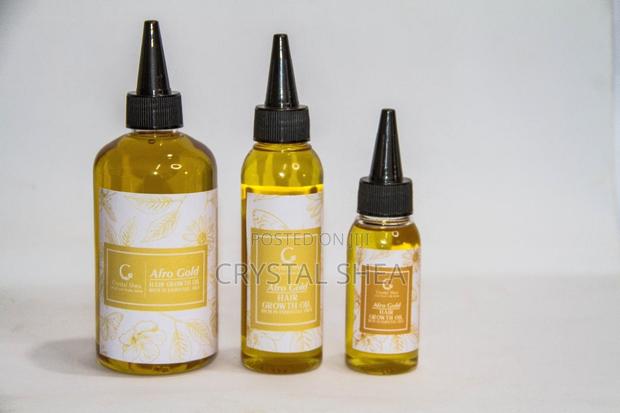 Afro Gold Hair Growth Oil - main view