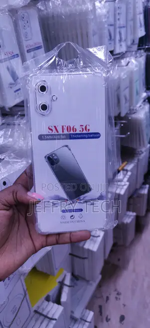A Transparent TPU Soft Phone Case Labeled for Samsung Galaxy F06 5G
