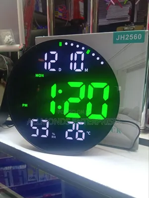 Led Digital Clock JH2560 With Alarm, Temperature, Date, Weekdays