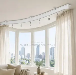 Curvy Bendable Curtain Rail