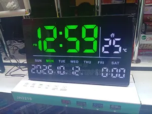 Led Digital Clock JH3219- Alarm,date With Year, Temperature, Weekdays