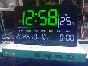 Led Digital Clock JH3219- Alarm,date With Year, Temperature, Weekdays