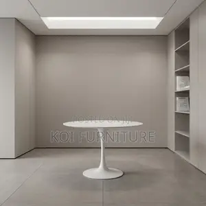 Coffee Table; Marble Round Commerical Coffee Table