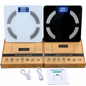 Digital Body Fat Scale Rechargeable USB Type-C Weighting Machine 180kg