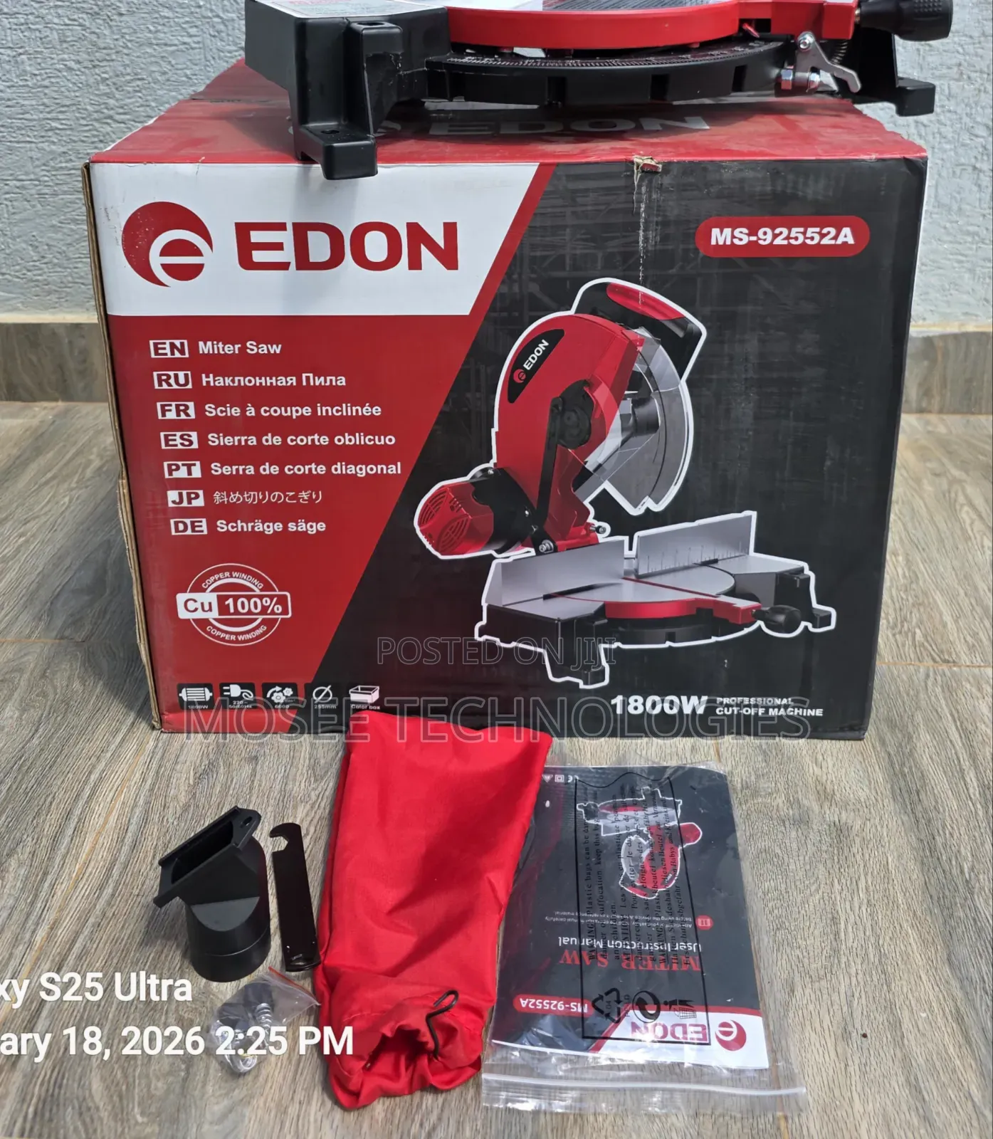 Edon 1800 Watts Electric Mitre Saw