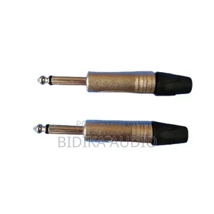 1/4" 6.35mm TS Mono Jack Audio Connector