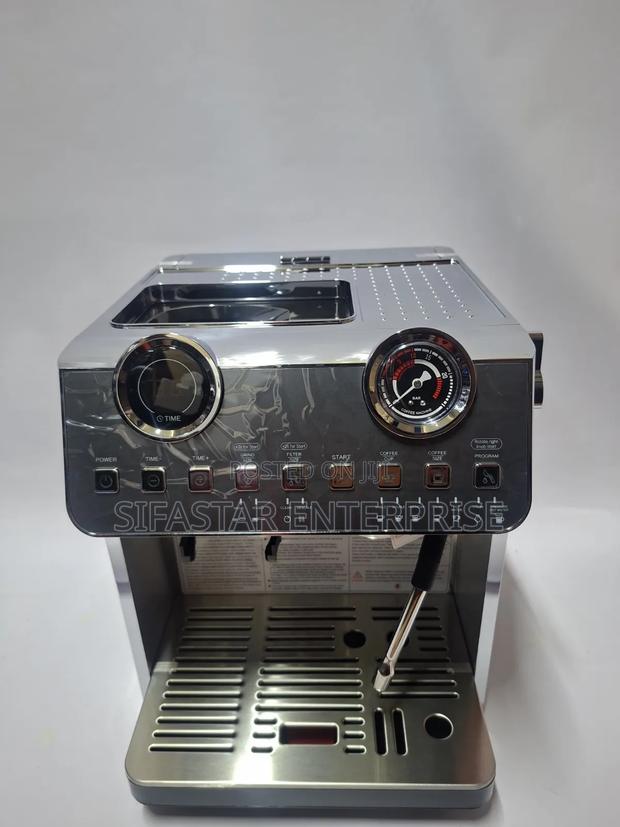 3 in 1 Semi-Automatic Espresso Machine With Built in Grinder - thumbnail 2
