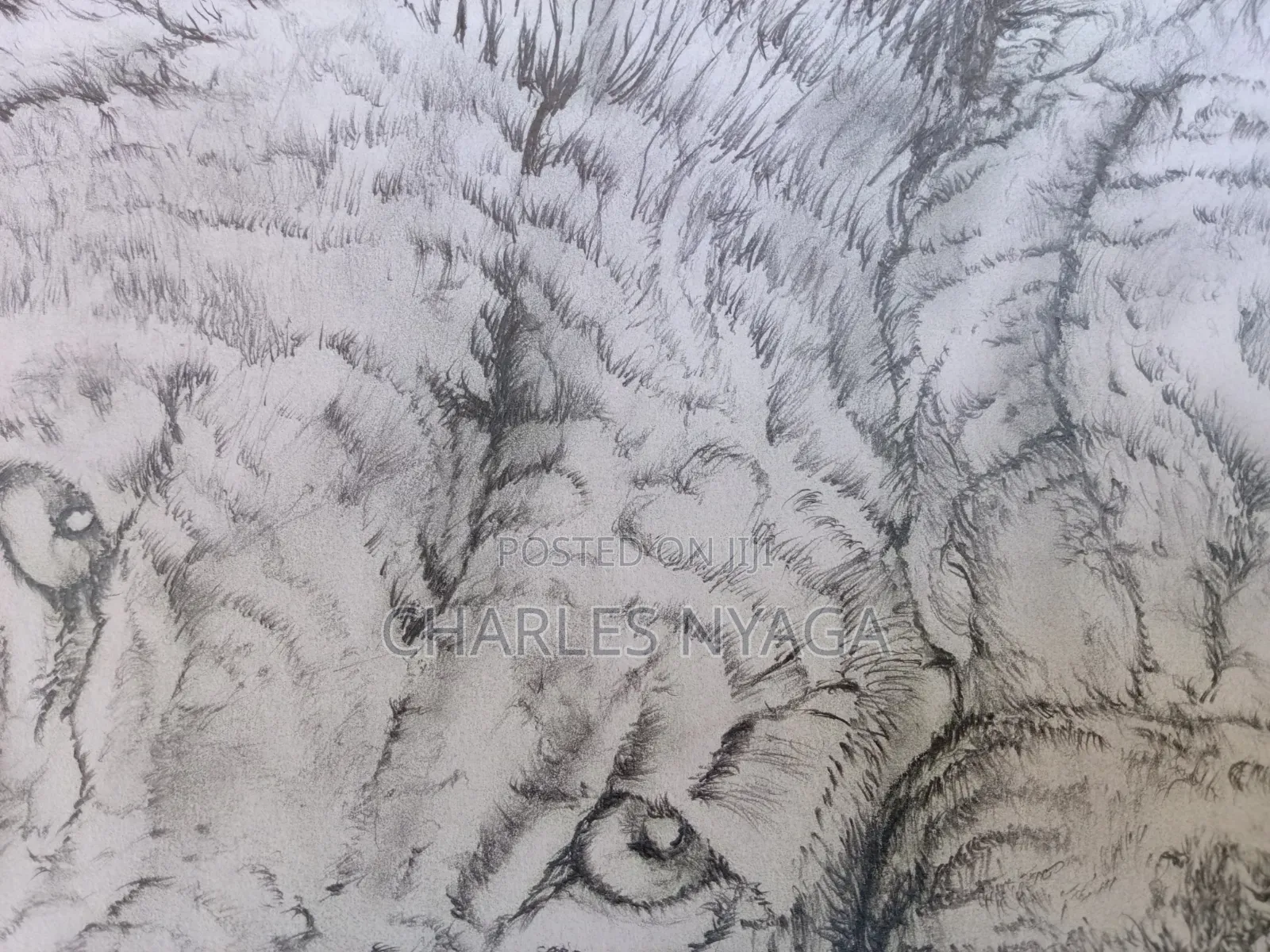 Kindred Kings-Graphite Pencil Drawing