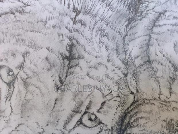 Kindred Kings-Graphite Pencil Drawing - thumbnail 2