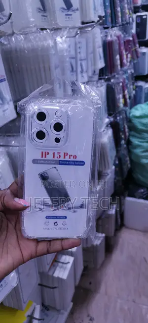 Generic Transparent Soft TPU Shockproof Case for the iPhone 15 Pro