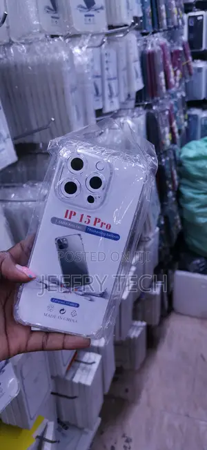 Generic Transparent Soft TPU Shockproof Case for the iPhone 15 Pro