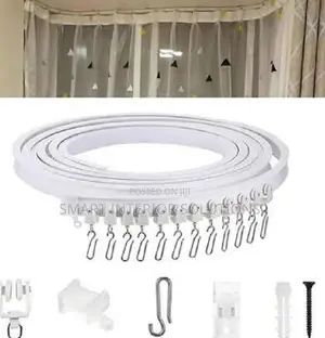 White PVC Bendable Rail
