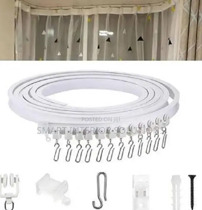 White PVC Bendable Rail