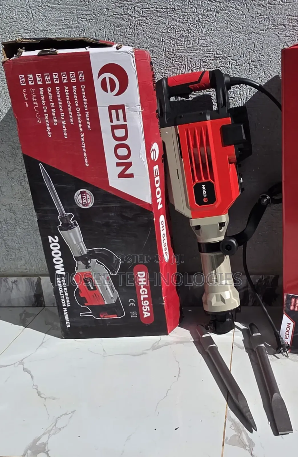 Edon 2000W Industrial Demolition Hammer Tool