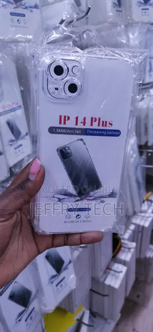 Transparent, Shockproof TPU Soft Case Designed for iPhone 14 Plus