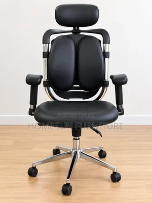 Ergonomic Office Chair With Headrest and Lumbar Support