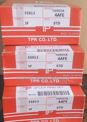 (4AFE) Piston Rings for Toyota Corolla, Caldina & Cerica