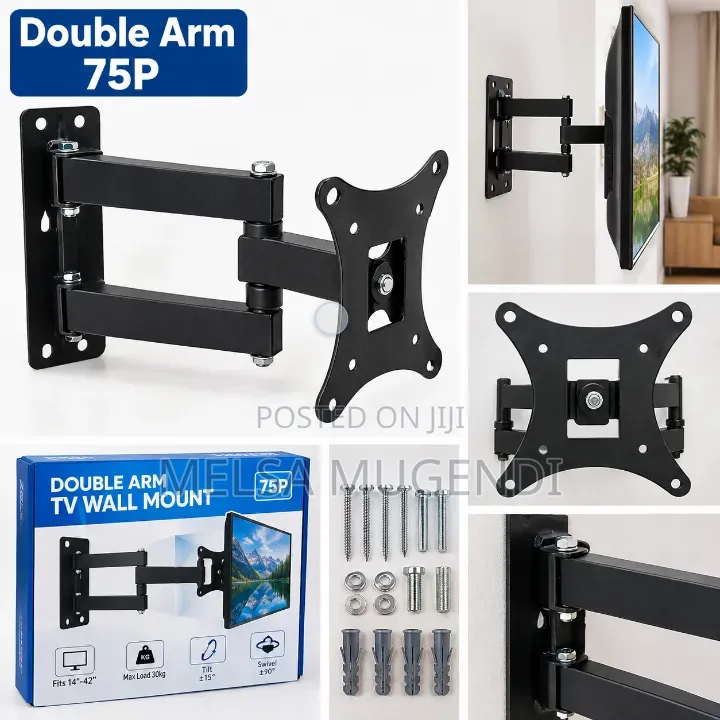 Swivel Double Arm TV Wall Bracket