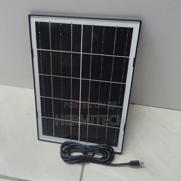 Space-Saving 8W Solar Panel for Outdoor CCTV Installation - main view