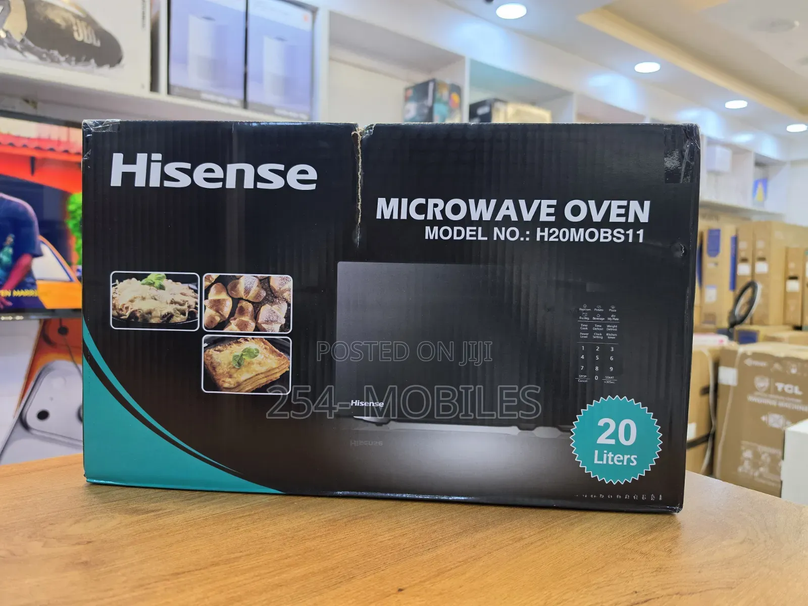 Hisense H20MOBS11 Microwave Oven Solo, 20L - Black