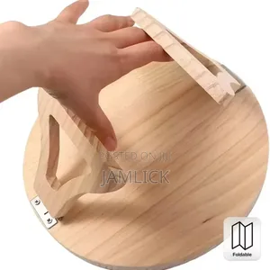 Foldable Bamboo Wood Armrest Tray - EL