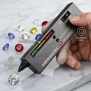 Diamond Selector High Accuracy Gemstone Tester Pen - LED Audio Alert