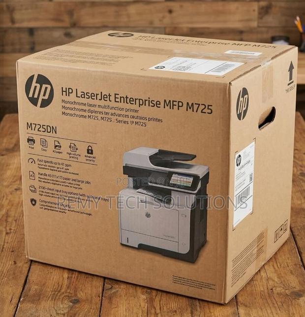 HP LaserJet Enterprise MFP M725dn Printer - main view