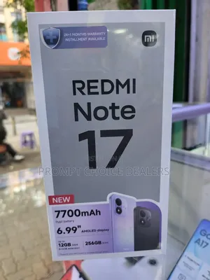 New Xiaomi Redmi Note 17 256 GB Black