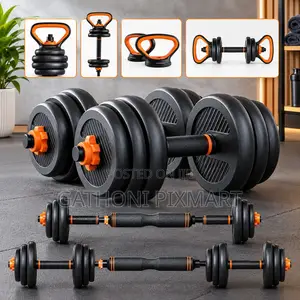 Multifunctional 6-in-1 Adjustable Kettlebell Weight Set 50kg