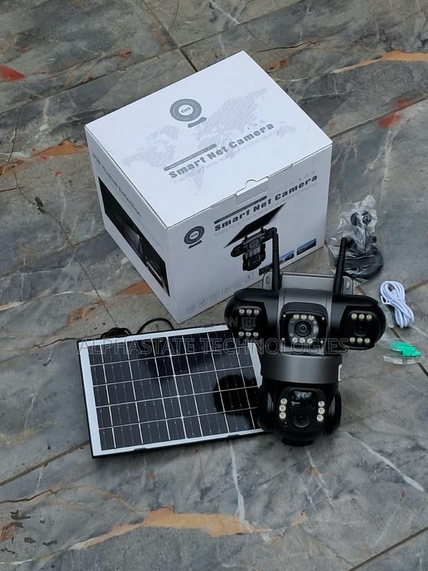 V380 Explore Smart Home Solar CCTV Camera With Night Vision - main view