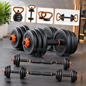 50kg 6-in-1 Adjustable Weight Set for Home Gym Workouts