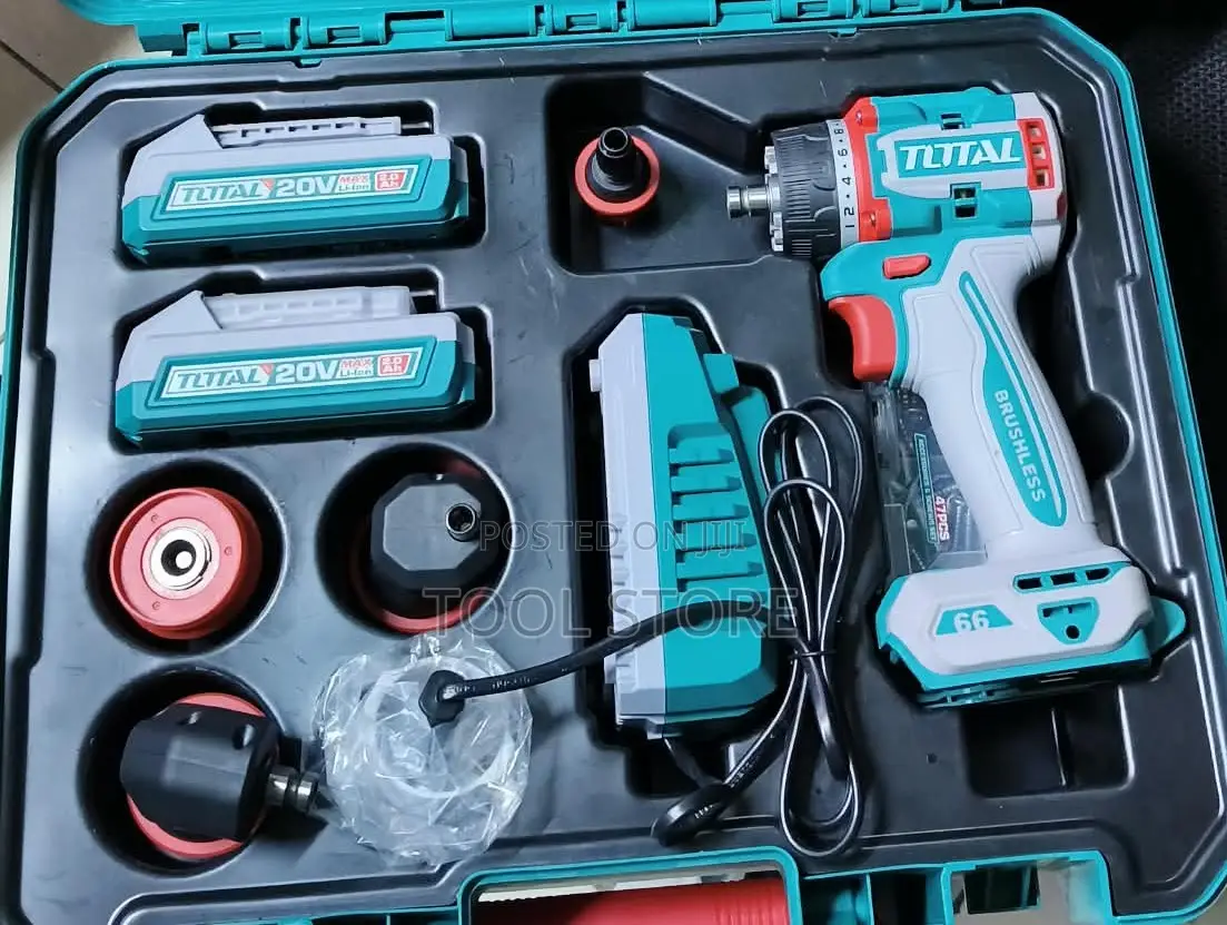 TOTAL 20V Brushless Cordless impactDrill/Rechargeable Drill &Batteries