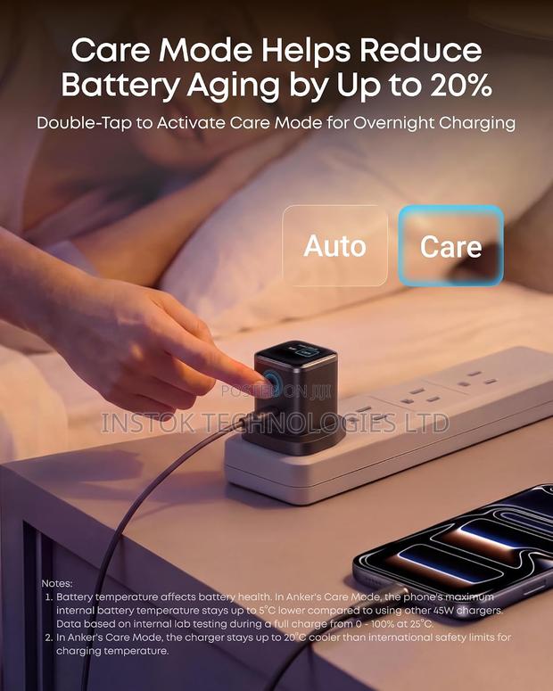 Anker Nano Smart Display 45W Foldable USB-C Charger - thumbnail 2
