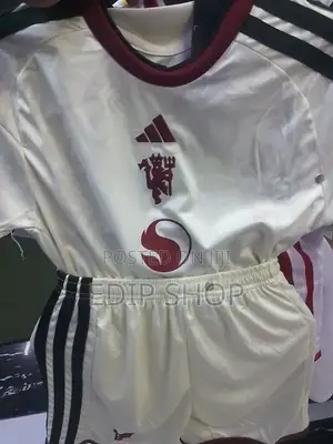 Manchester United White Kids Jersey