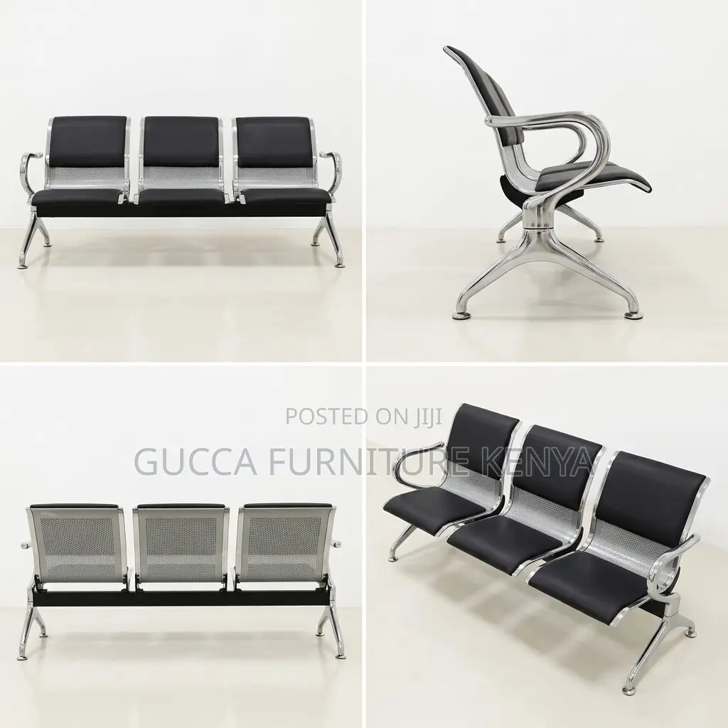 3-Link Semi Padded Office & Hospital Bench