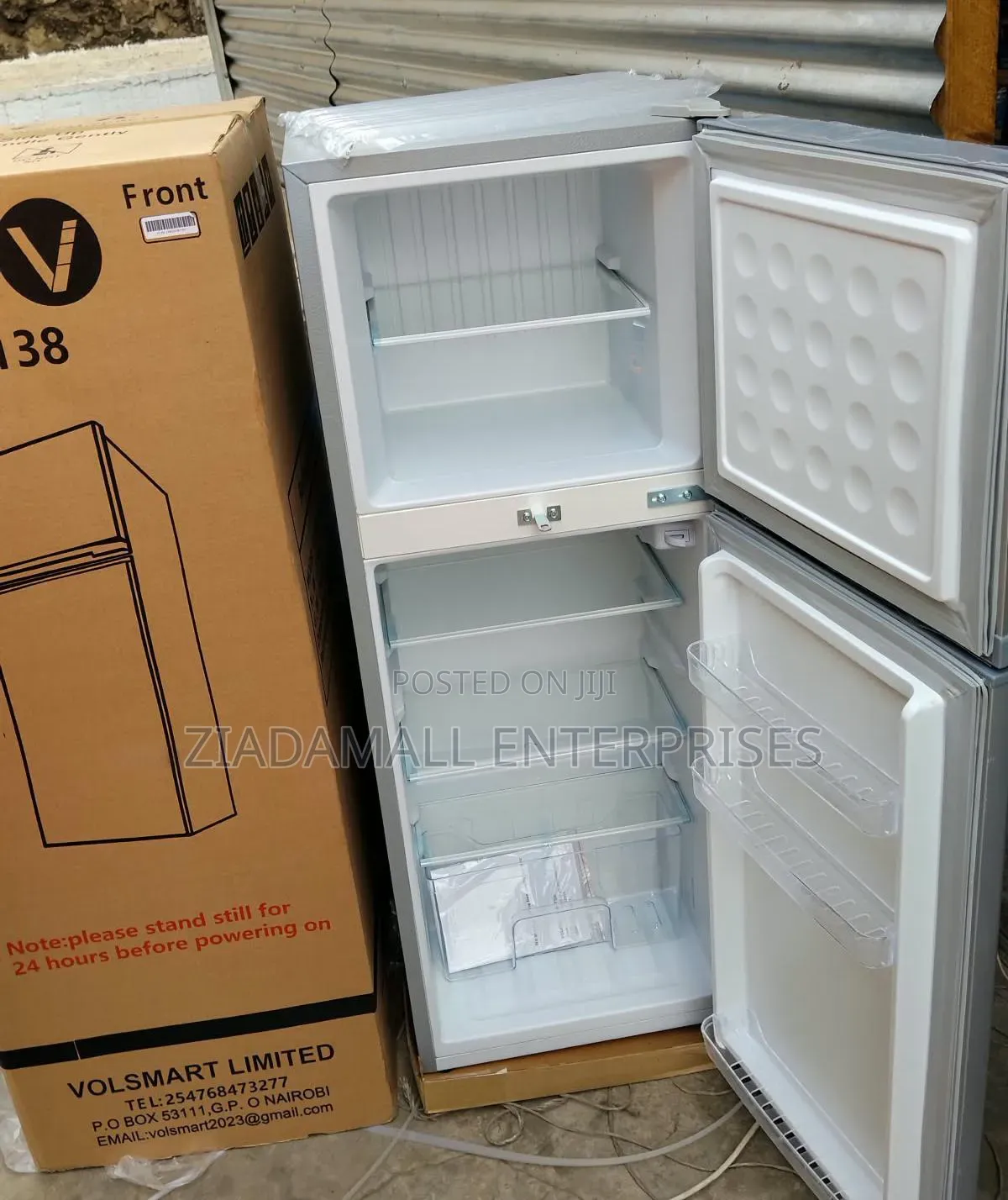 Volsmart 138L Double Door Refrigerator