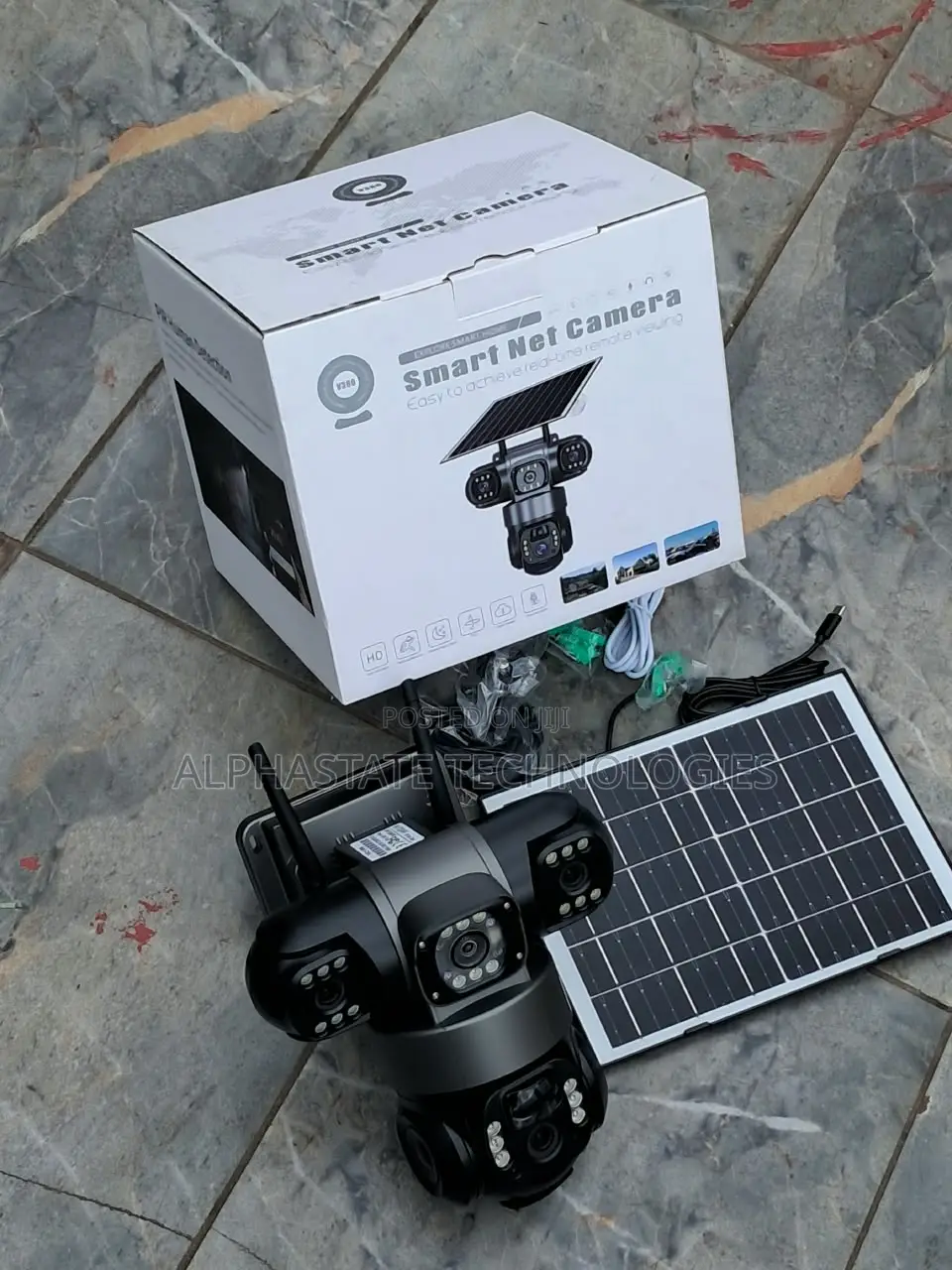Outdoor WiFi Surveillance Camera With Solar Panel