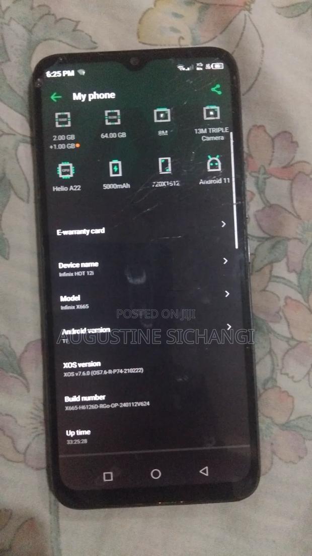 Infinix Hot 12i 64 GB Silver - thumbnail 5