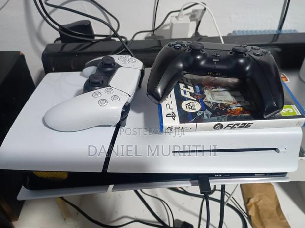 PS5 With 2 Controllers - thumbnail 2