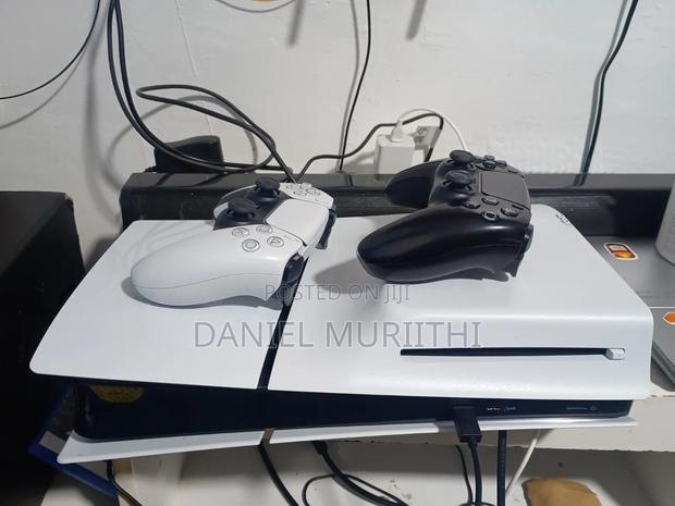 PS5 With 2 Controllers - thumbnail 3