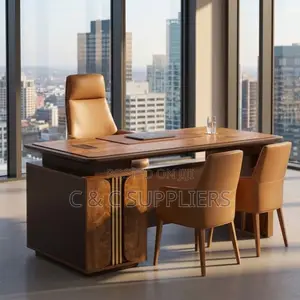 140CM Advanced Brown Writing Desk