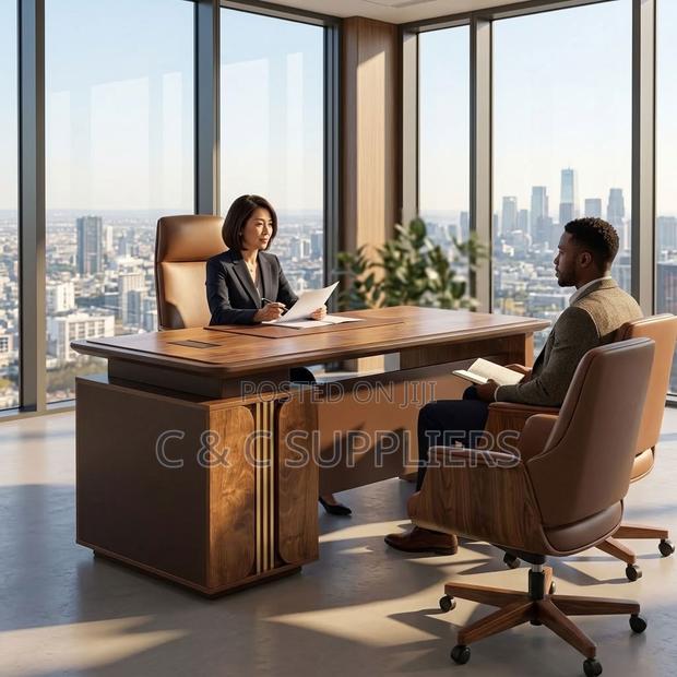 140CM Advanced Brown Writing Desk - thumbnail 11