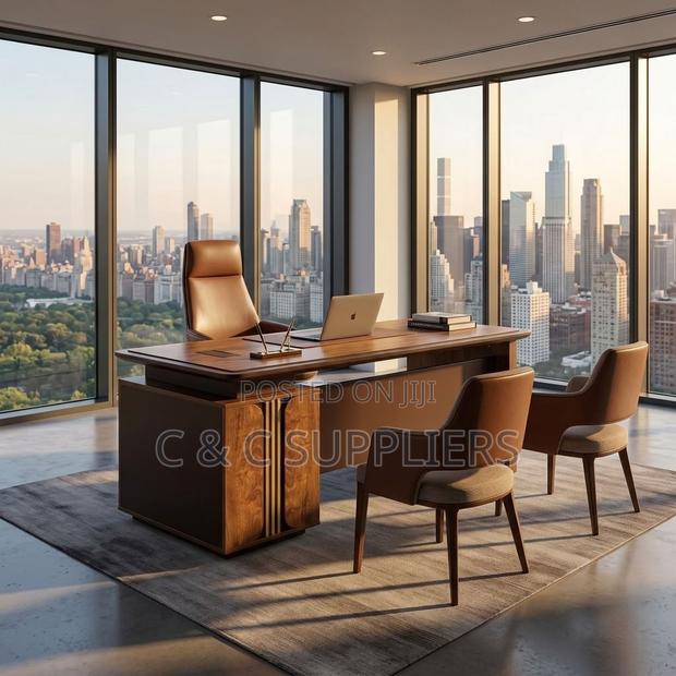 140CM Advanced Brown Writing Desk - thumbnail 7